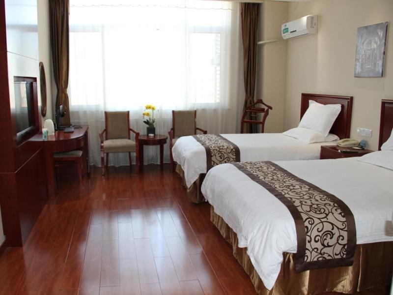 Greentree Inn Tianjin Jinghai Jinqiao International Trade Center מראה חיצוני תמונה