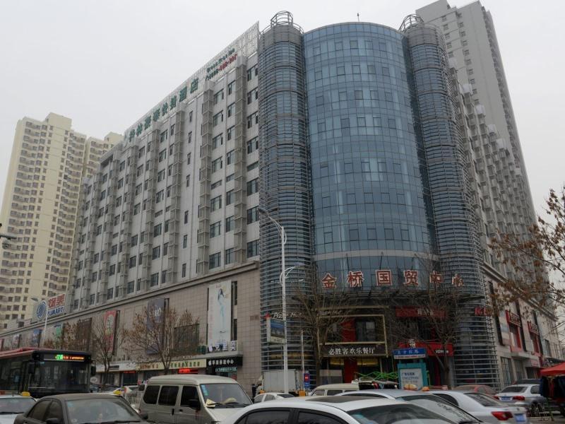 Greentree Inn Tianjin Jinghai Jinqiao International Trade Center מראה חיצוני תמונה