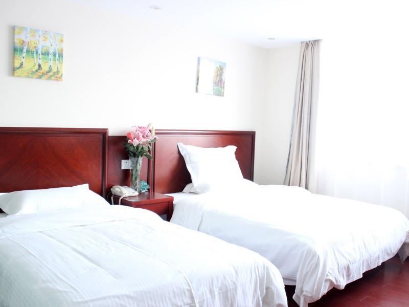 Greentree Inn Tianjin Jinghai Jinqiao International Trade Center מראה חיצוני תמונה