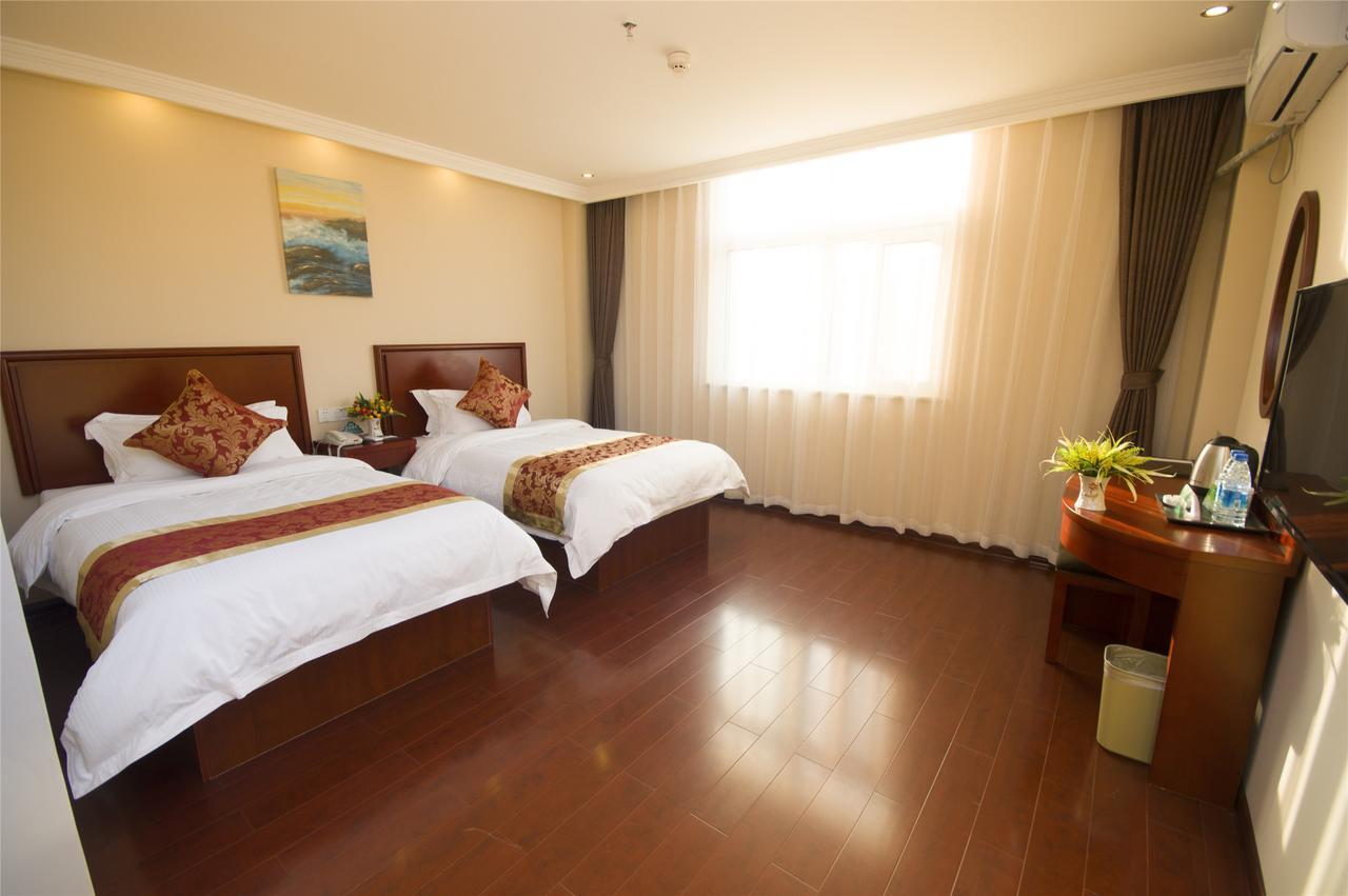 Greentree Inn Tianjin Jinghai Jinqiao International Trade Center מראה חיצוני תמונה
