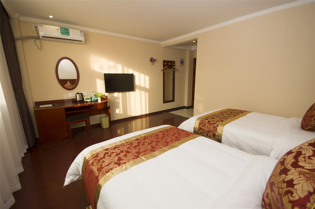 Greentree Inn Tianjin Jinghai Jinqiao International Trade Center מראה חיצוני תמונה
